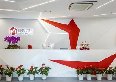 杭州妙聚网络游戏公司办公室装修设计案例