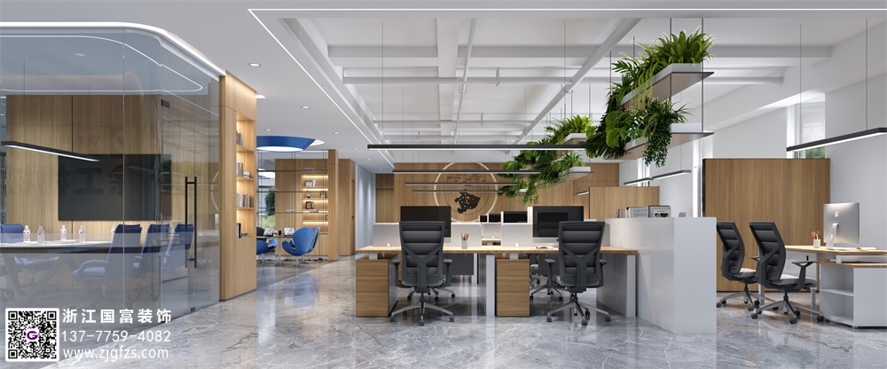 ​微水泥风格办公室设计：打造现代与质感并存的办公环境